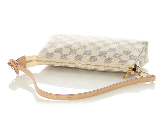 Louis Vuitton Damier Azur Pochette Accessoires in Coated canvas from Ann's Fabulous Finds, photo 7 of 9