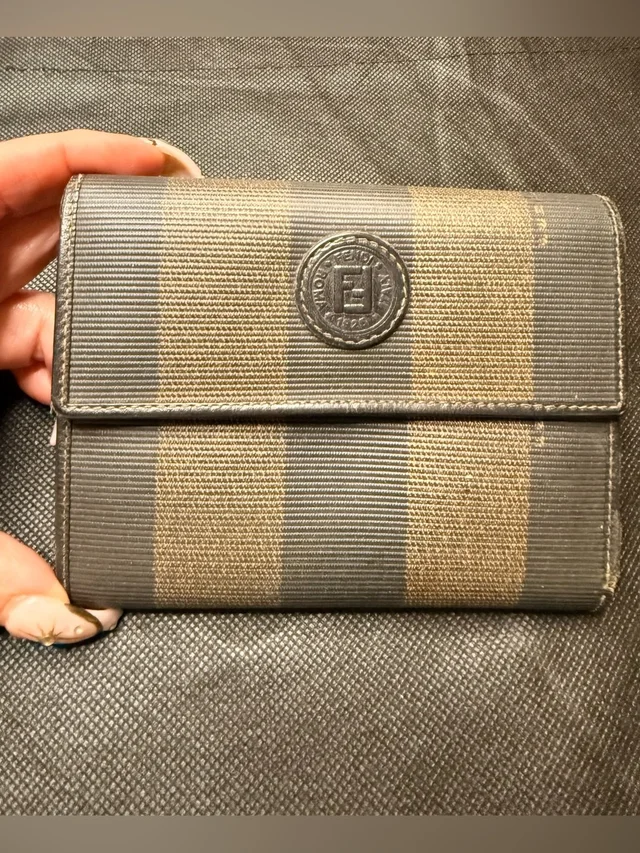 Fendi Wallet With Round Logo in black|brown|red from Poshmark