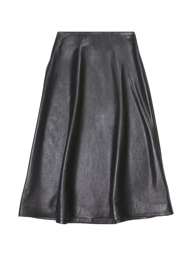 Balenciaga Leather Midi Skirt, photo 2 of 3 from Balardi