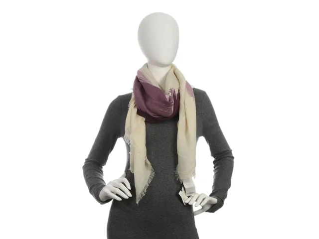 Balenciaga and Purple Cashmere Shawl in White Cashmere from Ann's Fabulous Finds, photo 4 of 5