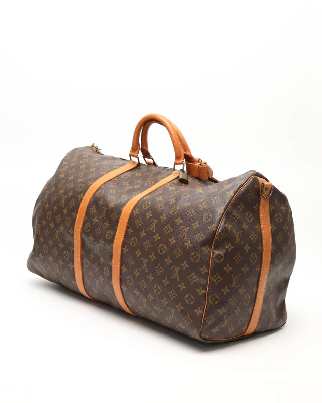 Louis Vuitton Monogram Keepall Bandoulière 60 Weekend Bag in Coated canvas from A Retro Tale, photo 3 of 11