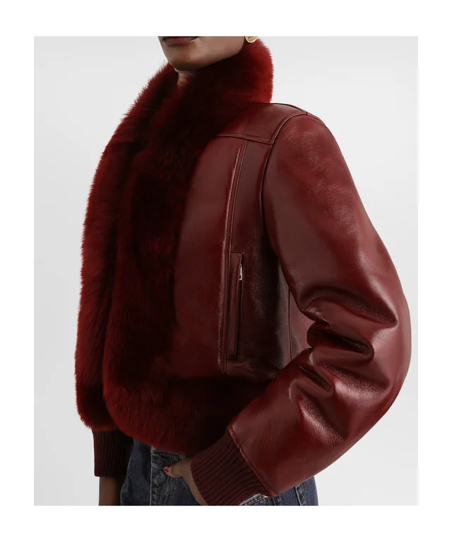Dolce & Gabbana Shearling Trim Jacket, photo 4 of 5 from SENSER