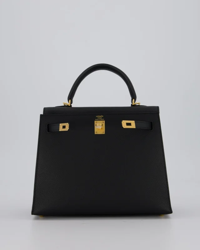 Hermès Kelly 25 Sellier Bag in Black Epsom leather from Sellier, photo 3 of 24
