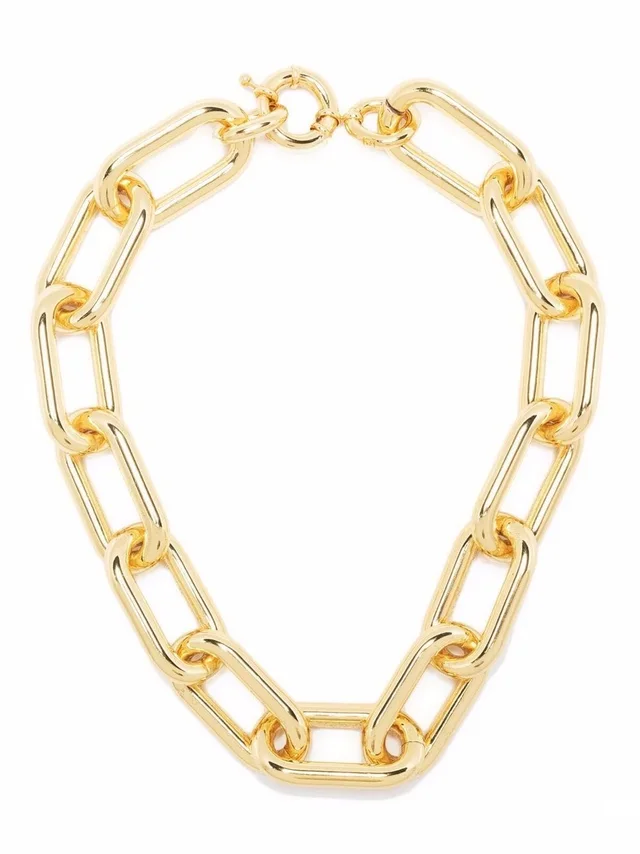 FEDERICA TOSI Necklace 'LACE NORAH' in Gold Metal for Women, photo 2 of 4 from Gaudenzi Boutique