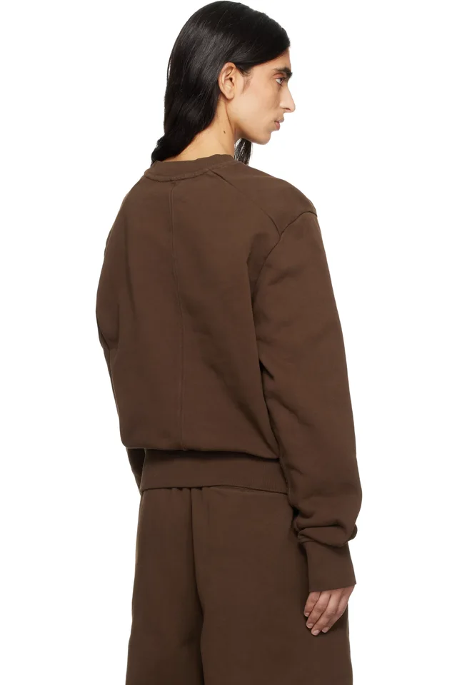 Entire Studios Brown Pod Crew Sweatshirt, photo 3 of 4 from SSENSE