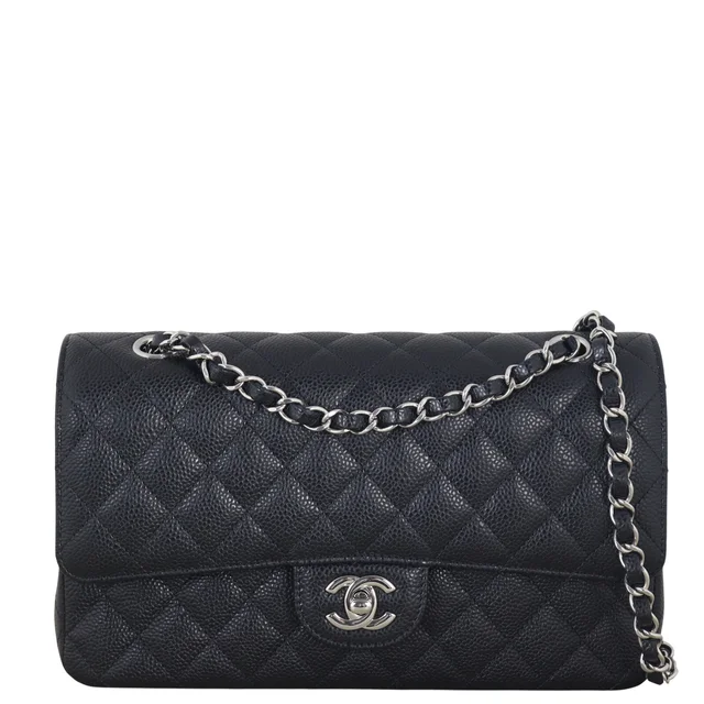Chanel Classic Double Flap Medium Caviar in Caviar leather from Luxe.It.Fwd