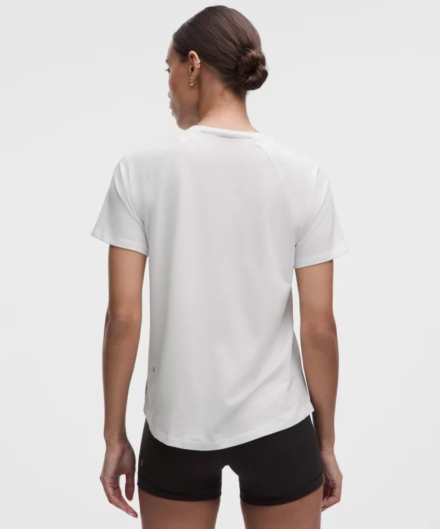 lululemon License to Train Classic-Fit T-Shirt in White/Vapor, photo 3 of 5 from lululemon