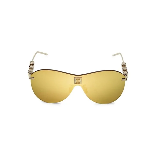 Givenchy Women's Sunglasses - Gold in gold from Depop, photo 1 of 1