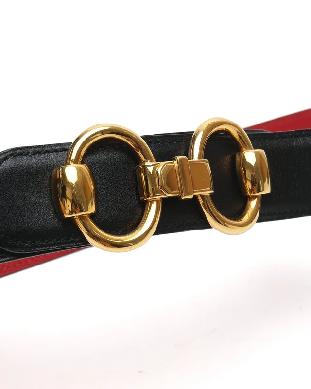 Hermès Horsebit Belt, size 75 in Leather from A Retro Tale, photo 4 of 6