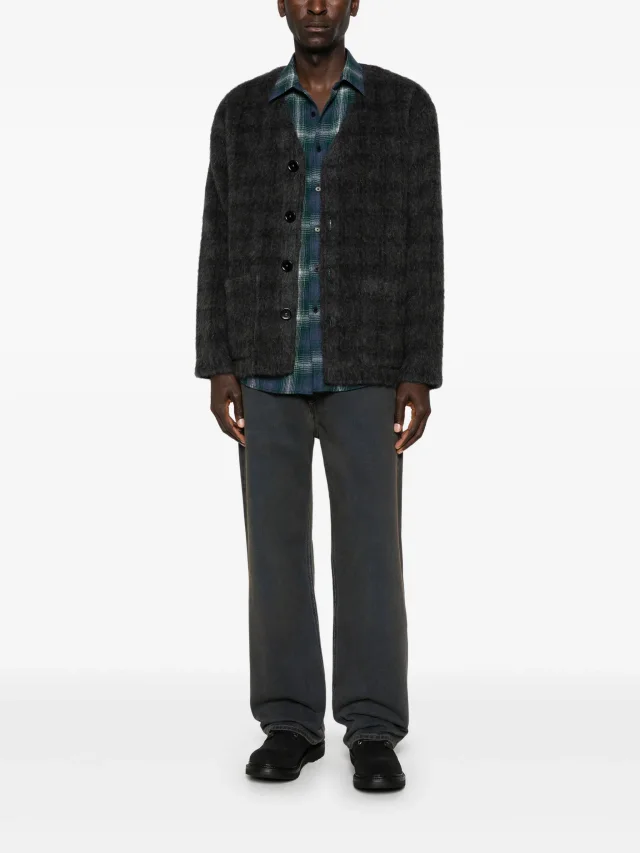 OUR LEGACY checked cardigan, photo 2 of 2 from FARFETCH