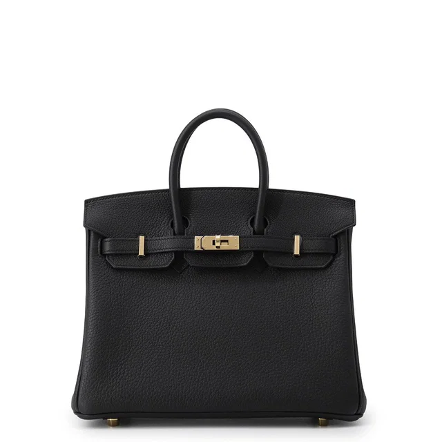 Hermès Birkin Black Togo Leather Size 25 in Black Togo leather from GALLERY RARE