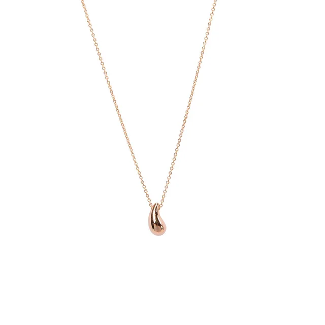 Tiffany & Co. 18k Rose Gold Elsa Peretti Teardrop Pendant in Pink from Blue Spinach