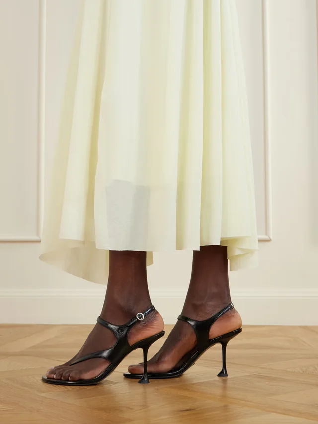 PROENZA SCHOULER Tee leather sandals in Black, photo 2 of 2 from NET-A-PORTER (Canada)