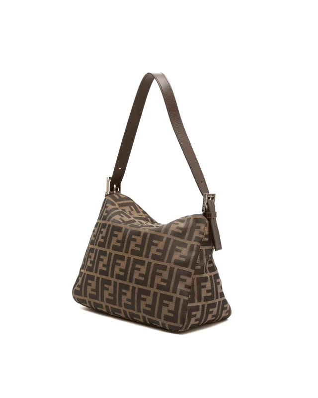 Fendi Zucca Mamma Baguette Shoulder Bag in Canvas from A Retro Tale, photo 3 of 9