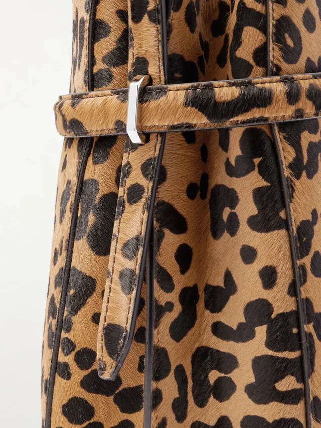TOTEME Belted leopard-print cow hair tote - leopard print - One Size in 100% Leather, photo 4 of 5 from NET-A-PORTER (Canada)