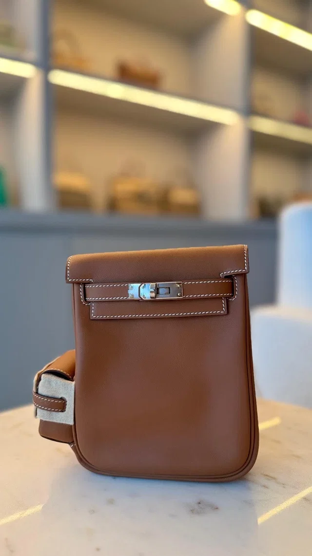 Hermès Kelly Jump 22 Gold Swift in Gold Swift leather from Luxury Promise