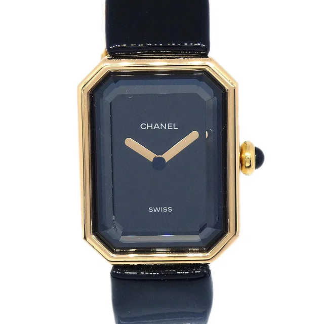 Chanel Premiere Quartz Watch 18K H0087 in Patent leather from AMORE Vintage Tokyo