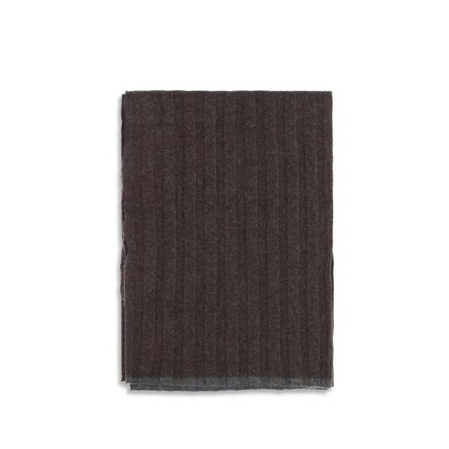 Brunello Cucinelli Brown Cashmere Scarf in Brown Cashmere from HEWI