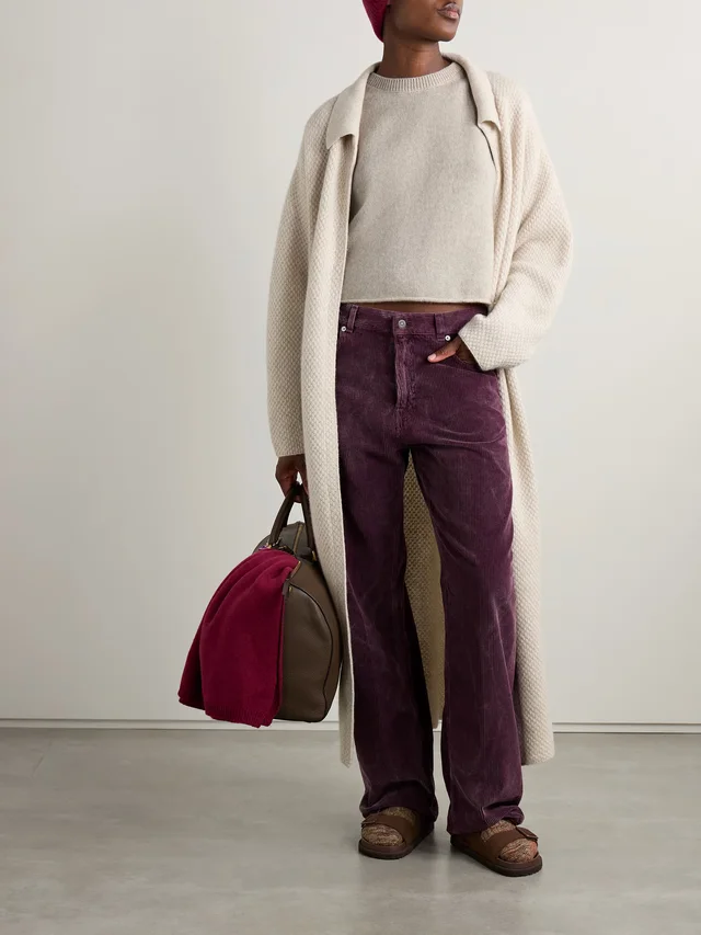 THE ELDER STATESMAN Cashmere sweater in Beige, photo 2 of 2 from NET-A-PORTER (Canada)