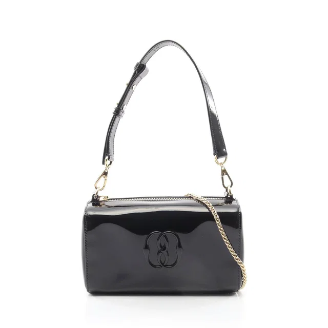 Bally EMBLEM OCTOGONE patent leather 2way shoulder bag in Patent leather from LuxUness