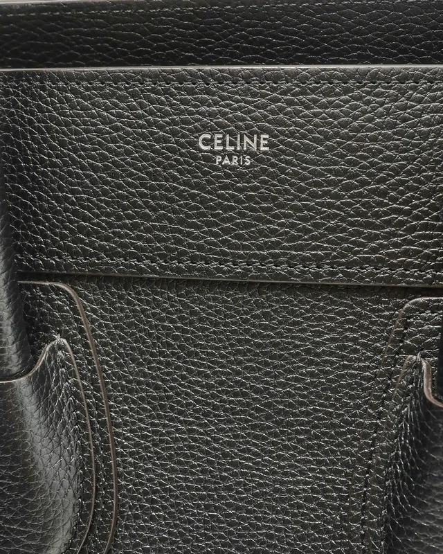Celine Micro Luggage Bag in Caviar leather from A Retro Tale, photo 6 of 7