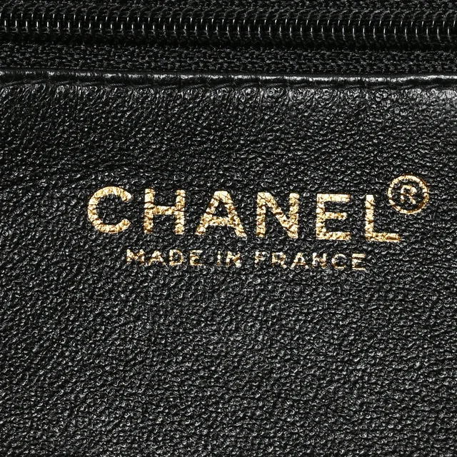 Chanel Caviar CC Tote Black in Black Caviar leather from FASHIONPHILE, photo 6 of 10