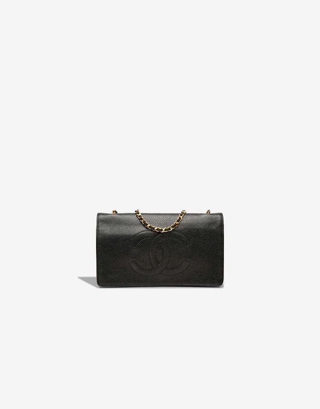 Chanel Wallet On Chain Caviar Black in Black Caviar leather from SACLÀB