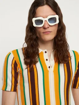 Bonsai Geometric Sunglasses in 100% Acetate, photo 2 of 4 from LUISAVIAROMA