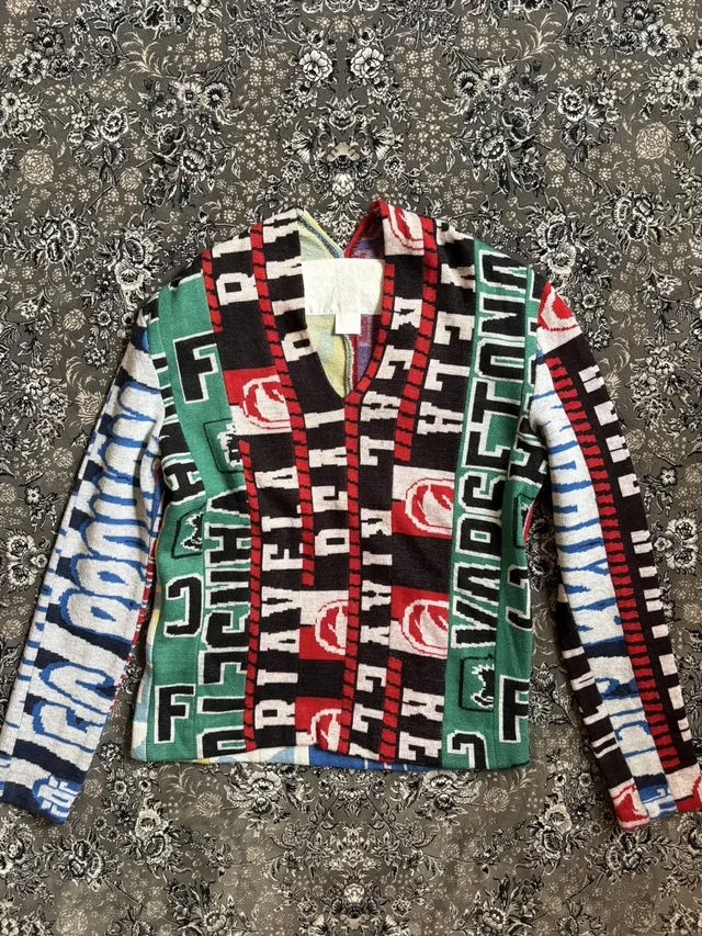 Maison Margiela X H&M Scarf Sweater in multicolor from Grailed