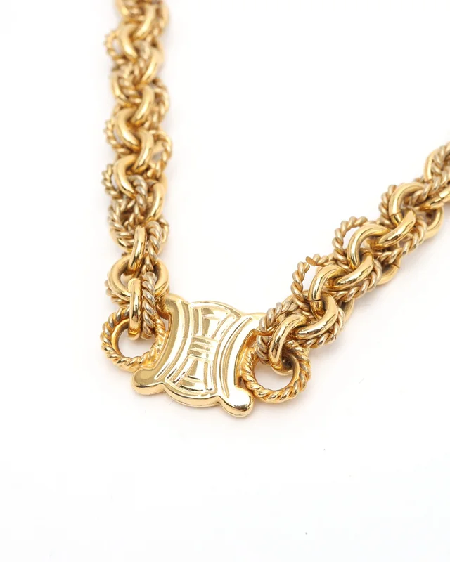 Celine Triomphe Rope Necklace from A Retro Tale, photo 3 of 4