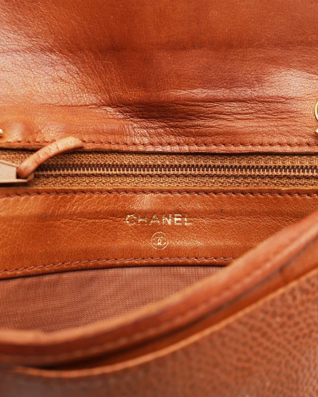 Chanel Coco Mark Mini Wallet on Chain Bag in Caviar leather from A Retro Tale, photo 5 of 9