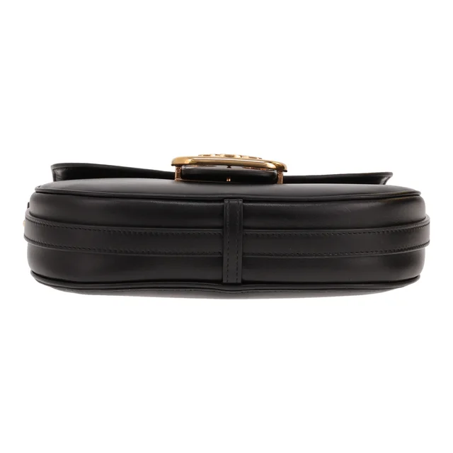 Celine Link Triomphe shoulder bag in Black Leather from Collector Square, photo 2 of 4