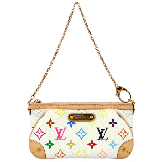 Louis Vuitton Multicolor Pochette Milla MM Handbag M60096 in Multicolor Canvas from AMORE Vintage Tokyo