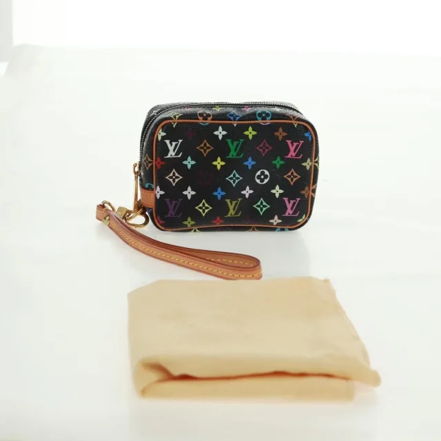 Louis Vuitton Wapity Trousse Monogram Multicolor Black Canvas Bag in Black Canvas from HEWI, photo 13 of 20