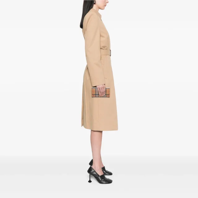 Burberry House Check Coated Canvas Halton Continental Wallet Long Wallets in Beige Coated canvas from Designer Revival, photo 6 of 6