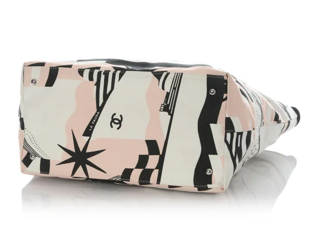 Chanel Large La Pausa Bay Shopping Tote in Canvas from Ann's Fabulous Finds, photo 6 of 9
