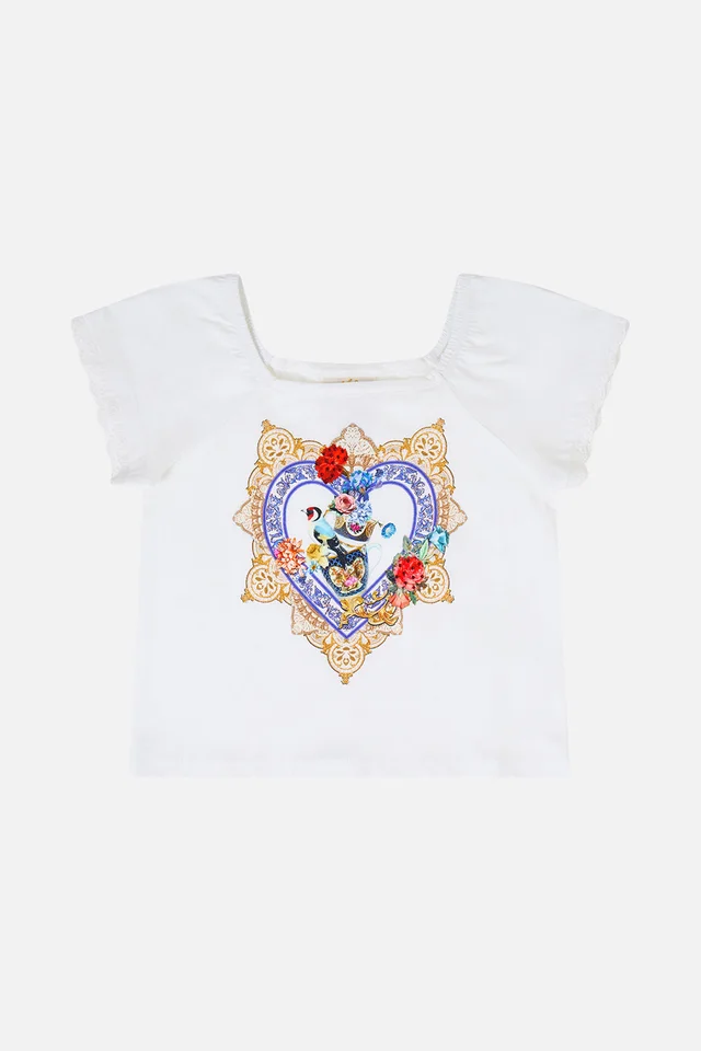 Camilla eBoutique KIDS SHORT SLEEVE SQUARE NECK TEE THE POTTERY PARLOUR from CAMILLA, photo 1 of 1