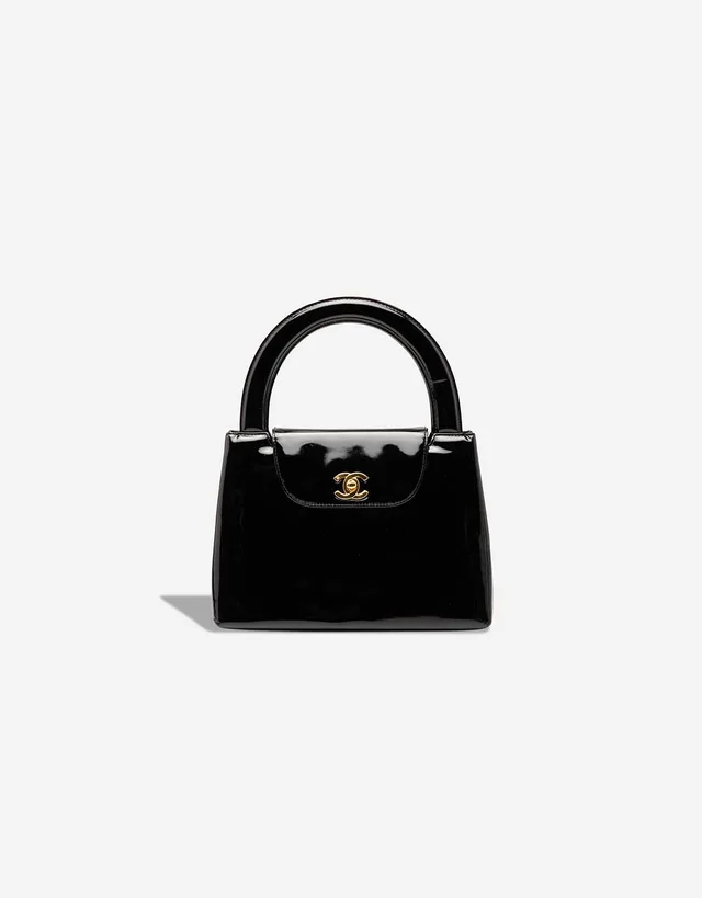 Chanel Kelly Medium Patent Black from SACLÀB