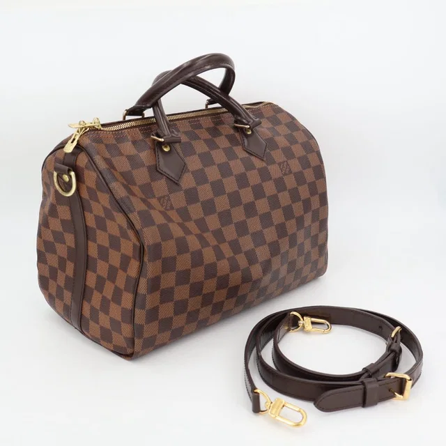 Louis Vuitton Damier Speedy Bandouliere 30 2-Way in Canvas from The Reluxe