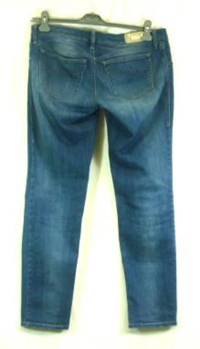 Diesel Slim-Skinny Jeans Blue Size: 32 in Blue Cotton from Oxfam Online Shop