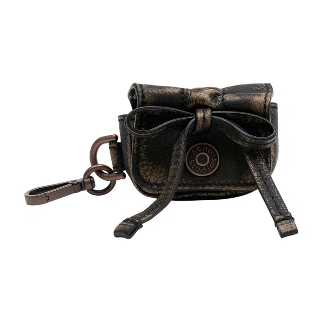Acne Studios Vintage Multipocket Calfskin Key Case — Brown Keychains in Brown Calfskin from HEWI
