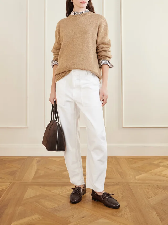 POLO RALPH LAUREN Ricky cotton tapered pants in White, photo 2 of 2 from NET-A-PORTER (Canada)