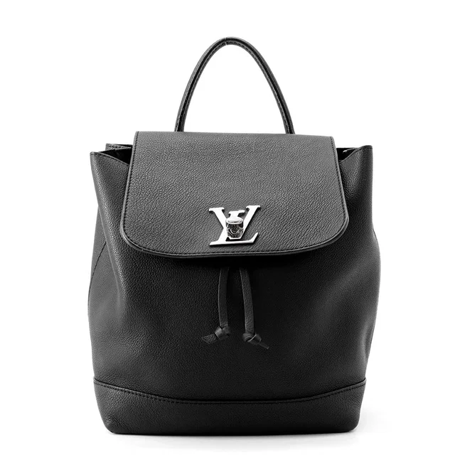 Louis Vuitton Lockme Backpack NoirM41815 Grained Calf Leather in Calfskin from GALLERY RARE