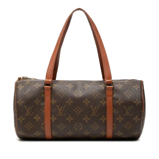 Brown Louis Vuitton Monogram Papillon 30 Handbag in Brown Coated canvas from Designer Revival