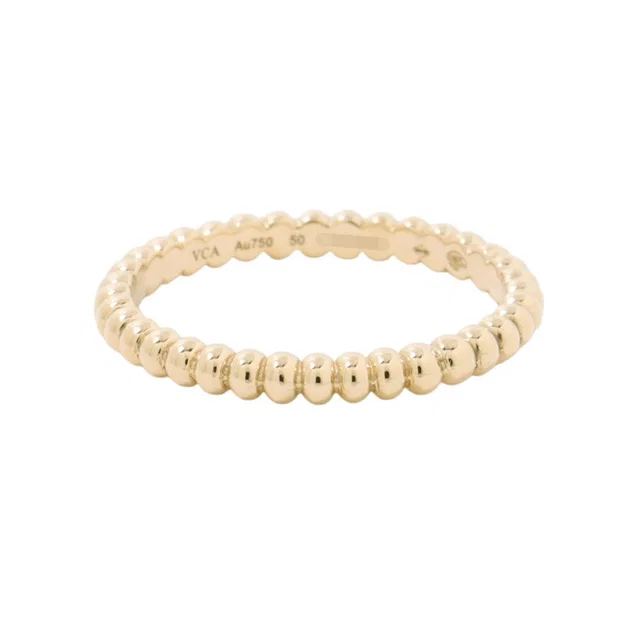 Van Cleef & Arpels Perlée GoldPearl Ring Size Small/50/#10VCARPJMG50/VCARPJMG00 18K Yellow Gold in Yellow from GALLERY RARE