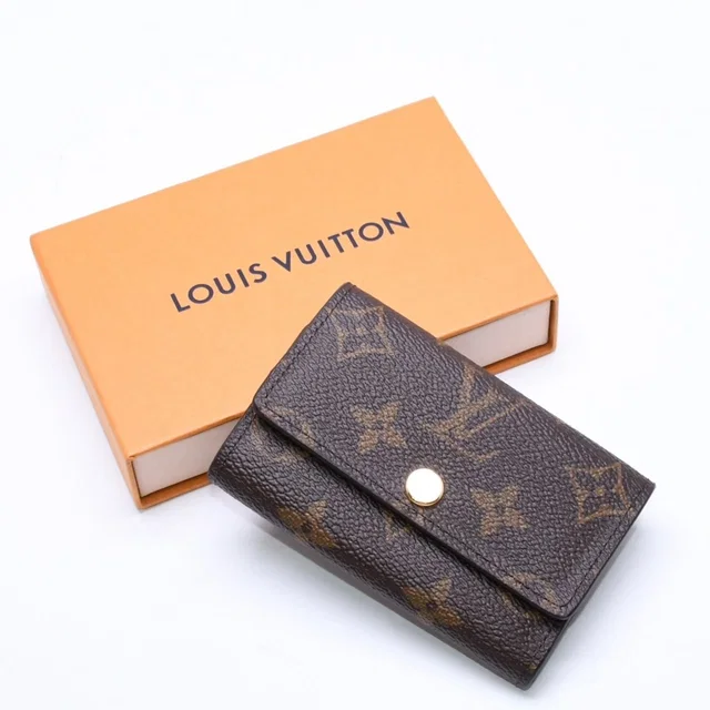Louis Vuitton Multicles 6 Key Case Monogram Canvas Key Hook Key Holder in Coated canvas from The Reluxe