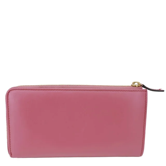 Gucci Leather Long Zippy Wallet Pink 332747 in Pink Leather from Dallas Designer Handbags