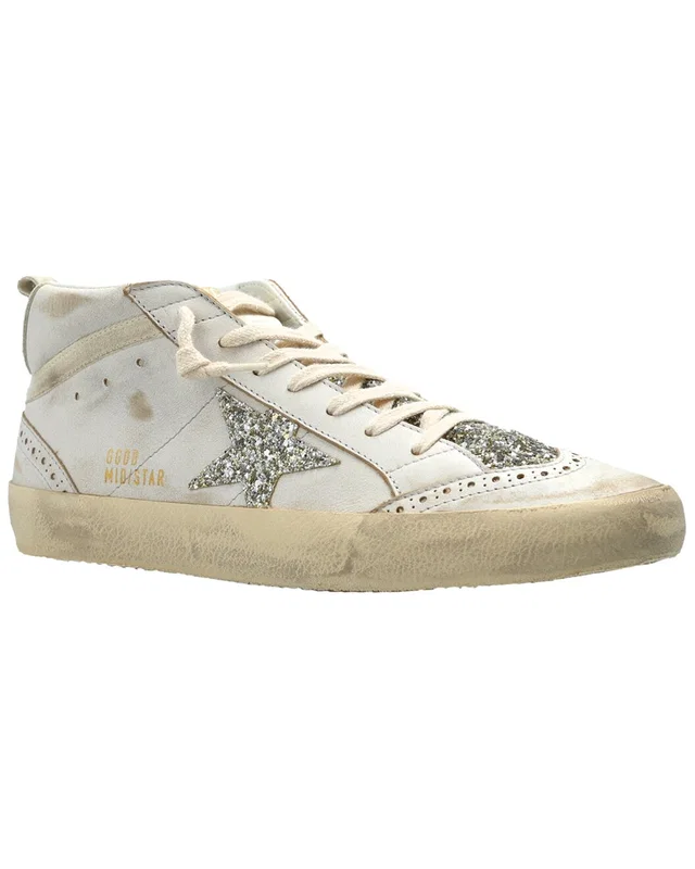 Golden Goose Mid Star Leather Sneaker, image 1 of 1 from Gilt