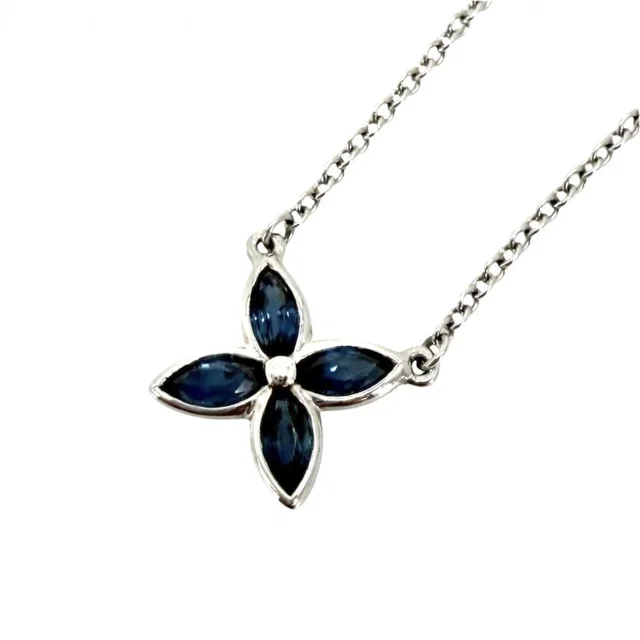 Tiffany & Co. Silver Sapphire Necklace in silver|gray from Poshmark
