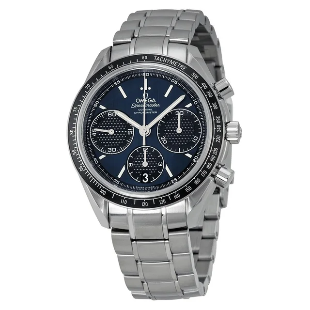Omega Speedmaster Racing Chronograph Tachymeter Blue Dial Mens Watch 326.30.40.50.03.001 in blue|silver|black|gray from Jomashop.com